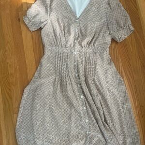 DownEast Women's Patterned Midi Dress